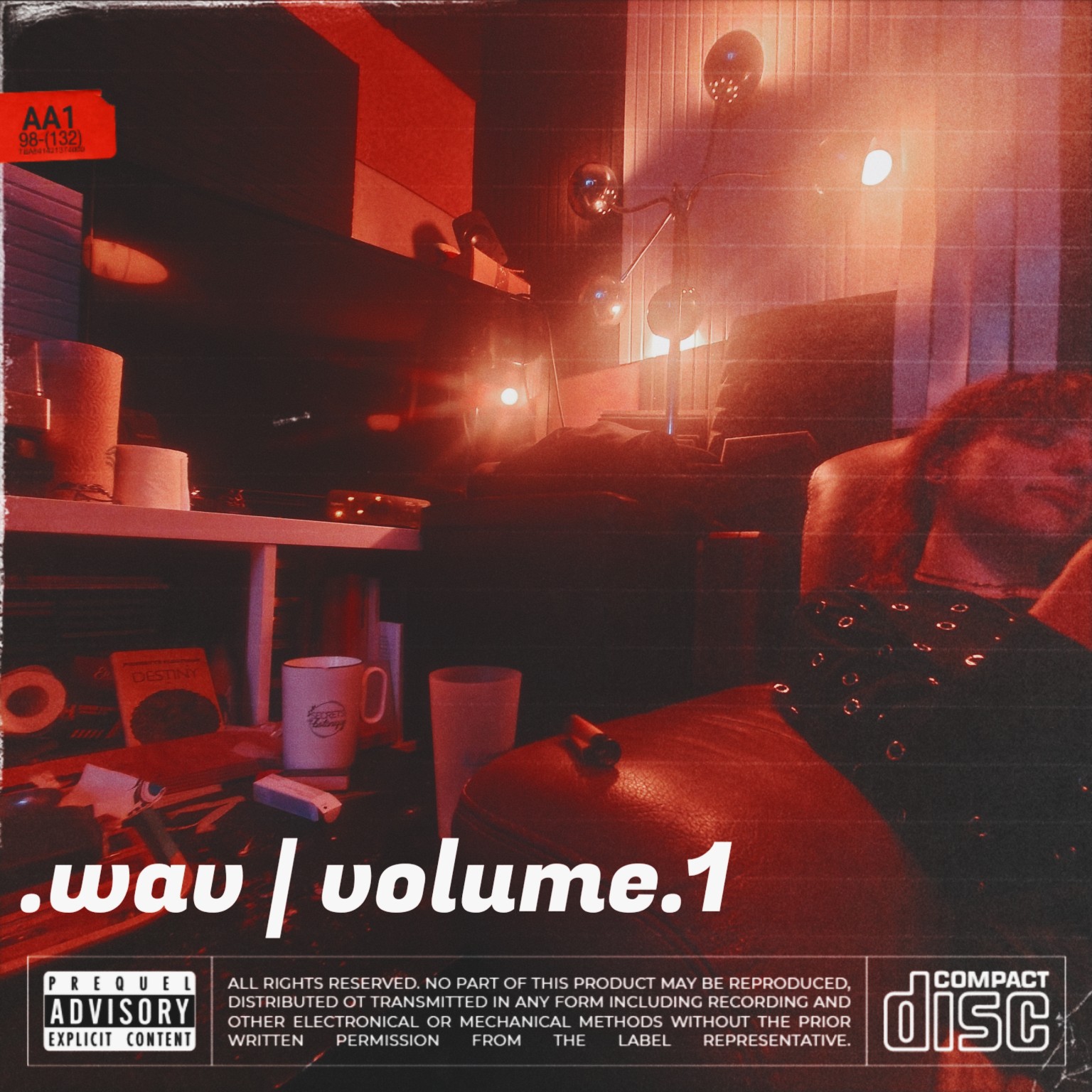 Pochette officielle du projet inédit « .wav | volume.1 » de WOLFIBEAT